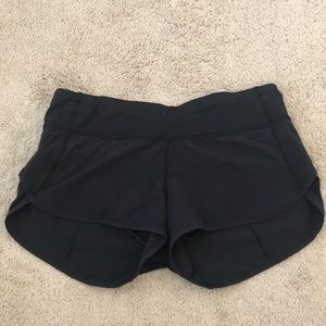 Lululemon Speed Shorts size 6 BLACK